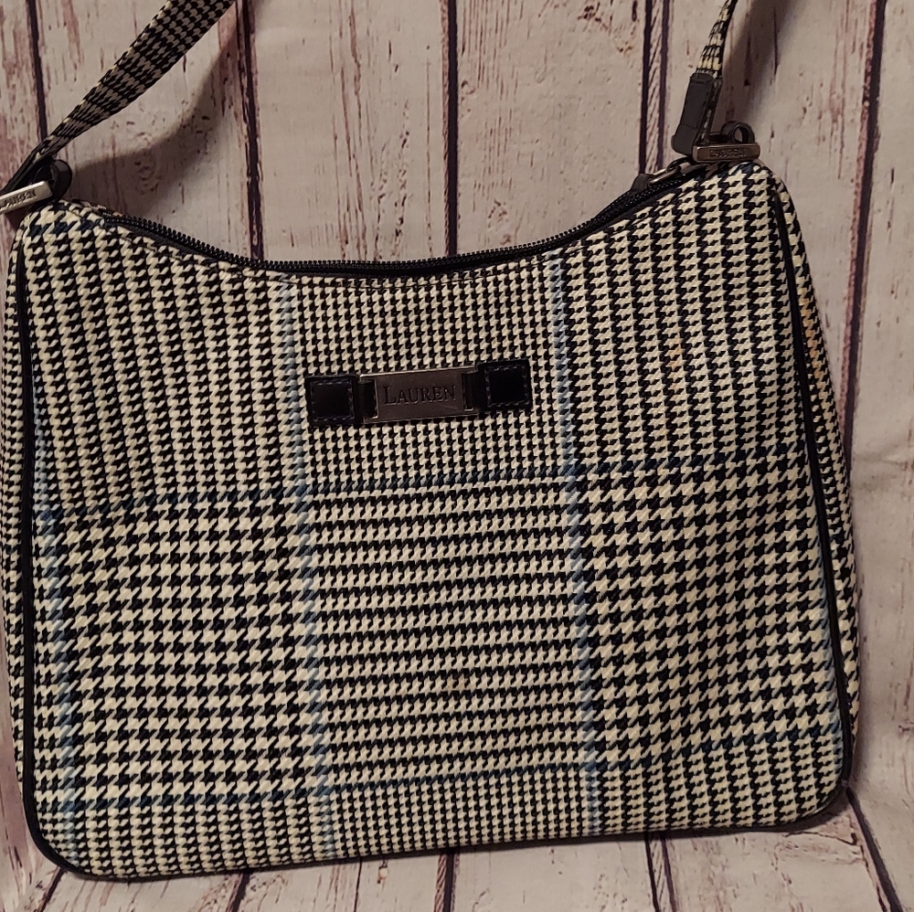 Ralph Lauren Plaid Shoulder Bag